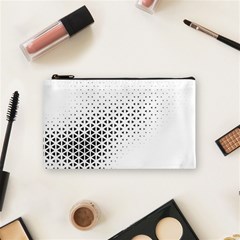 Geometric Abstraction Pattern Cosmetic Bag (Small)