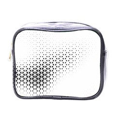 Geometric Abstraction Pattern Mini Toiletries Bag (One Side)