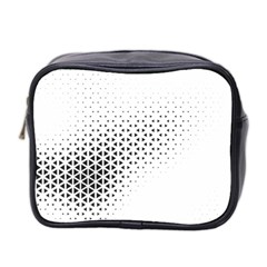 Geometric Abstraction Pattern Mini Toiletries Bag (Two Sides)