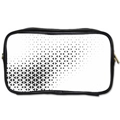 Geometric Abstraction Pattern Toiletries Bag (Two Sides)