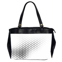 Geometric Abstraction Pattern Oversize Office Handbag (2 Sides)