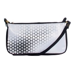 Geometric Abstraction Pattern Shoulder Clutch Bag