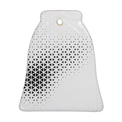 Geometric Abstraction Pattern Bell Ornament (Two Sides)