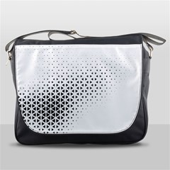 Geometric Abstraction Pattern Messenger Bag