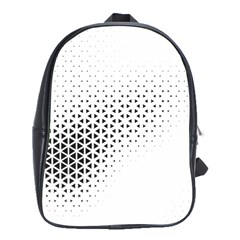 Geometric Abstraction Pattern School Bag (XL)