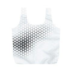 Geometric Abstraction Pattern Full Print Recycle Bag (M)