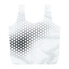 Geometric Abstraction Pattern Full Print Recycle Bag (L)