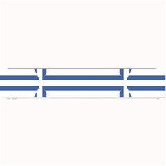 Geometric Shapes Stripes Blue Small Bar Mats by Mariart