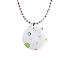 Geometry Triangle Line 1  Button Necklace by Mariart