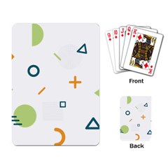 Geometry Triangle Line Playing Cards Single Design by Mariart