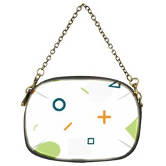 Geometry Triangle Line Chain Purse (two Sides) by Mariart