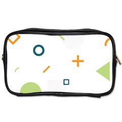 Geometry Triangle Line Toiletries Bag (one Side) by Mariart