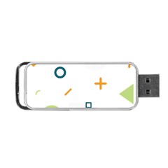 Geometry Triangle Line Portable Usb Flash (one Side) by Mariart