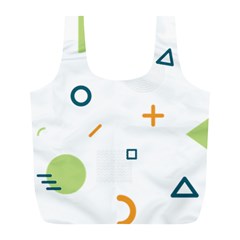 Geometry Triangle Line Full Print Recycle Bag (l) by Mariart