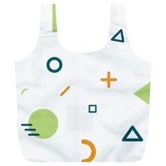 Geometry Triangle Line Full Print Recycle Bag (xl) by Mariart