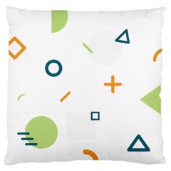 Geometry Triangle Line Large Flano Cushion Case (one Side) by Mariart