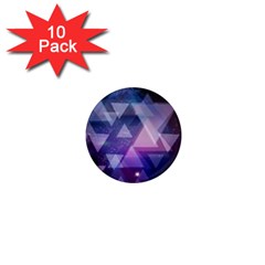 Geometric Triangle 1  Mini Magnet (10 Pack)  by Mariart