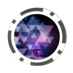 Geometric Triangle Poker Chip Card Guard by Mariart