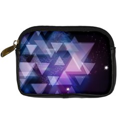 Geometric Triangle Digital Camera Leather Case by Mariart