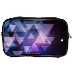 Geometric Triangle Toiletries Bag (two Sides) by Mariart