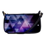 Geometric Triangle Shoulder Clutch Bag Front