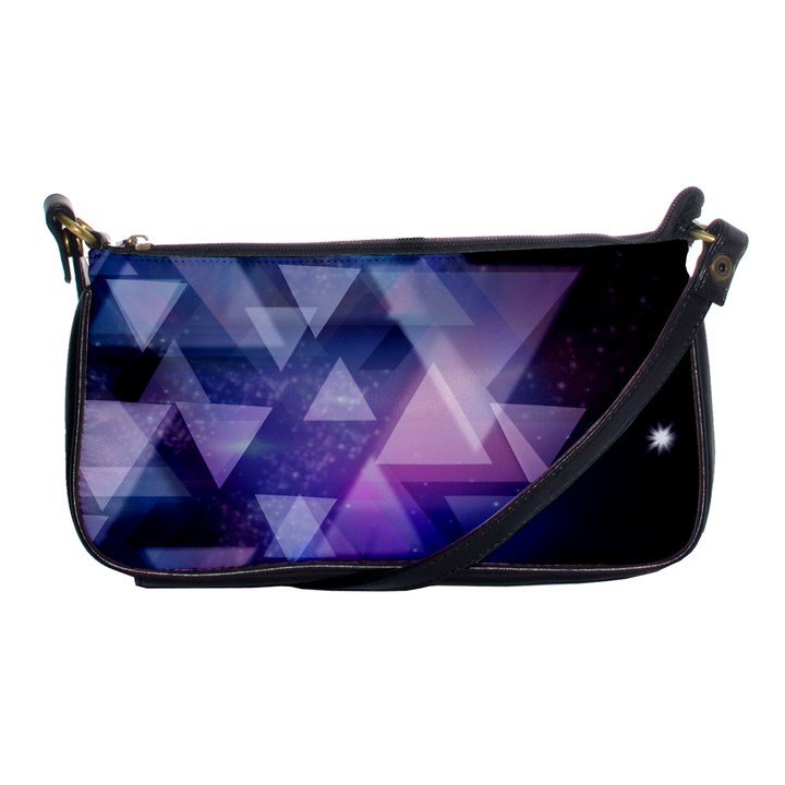 Geometric Triangle Shoulder Clutch Bag