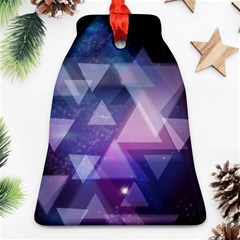 Geometric Triangle Bell Ornament (two Sides) by Mariart