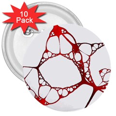 Fractals Cells Autopsy Pattern 3  Buttons (10 Pack)  by Mariart