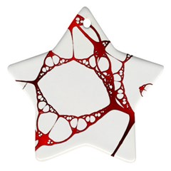 Fractals Cells Autopsy Pattern Star Ornament (two Sides) by Mariart