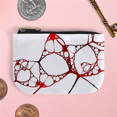 Fractals Cells Autopsy Pattern Mini Coin Purse by Mariart