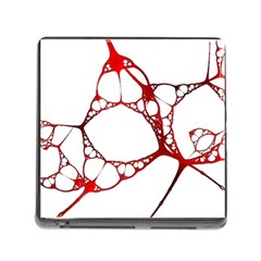 Fractals Cells Autopsy Pattern Memory Card Reader (square 5 Slot) by Mariart