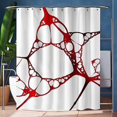 Fractals Cells Autopsy Pattern Shower Curtain 60  X 72  (medium)  by Mariart