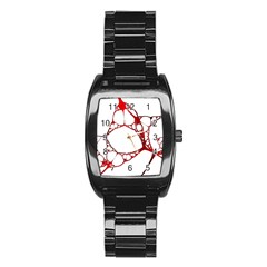 Fractals Cells Autopsy Pattern Stainless Steel Barrel Watch by Mariart