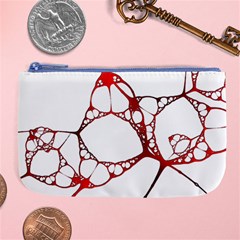 Fractals Cells Autopsy Pattern Large Coin Purse by Mariart