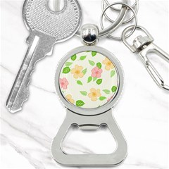 Flowers Leaf Stripe Pattern Bottle Opener Key Chains by Mariart