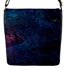 Cosmic Journey Flap Closure Messenger Bag (s) by WensdaiAmbrose