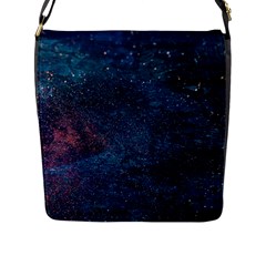 Cosmic Journey Flap Closure Messenger Bag (l) by WensdaiAmbrose