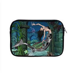 Wonderful Mermaid In The Deep Ocean Apple Macbook Pro 15  Zipper Case by FantasyWorld7