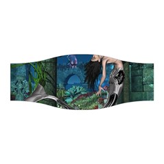 Wonderful Mermaid In The Deep Ocean Stretchable Headband by FantasyWorld7