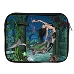 Wonderful Mermaid In The Deep Ocean Apple iPad 2/3/4 Zipper Cases Front