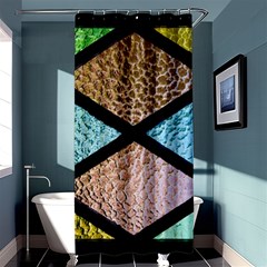 Stained Glass Soul Shower Curtain 36  X 72  (stall)  by WensdaiAmbrose