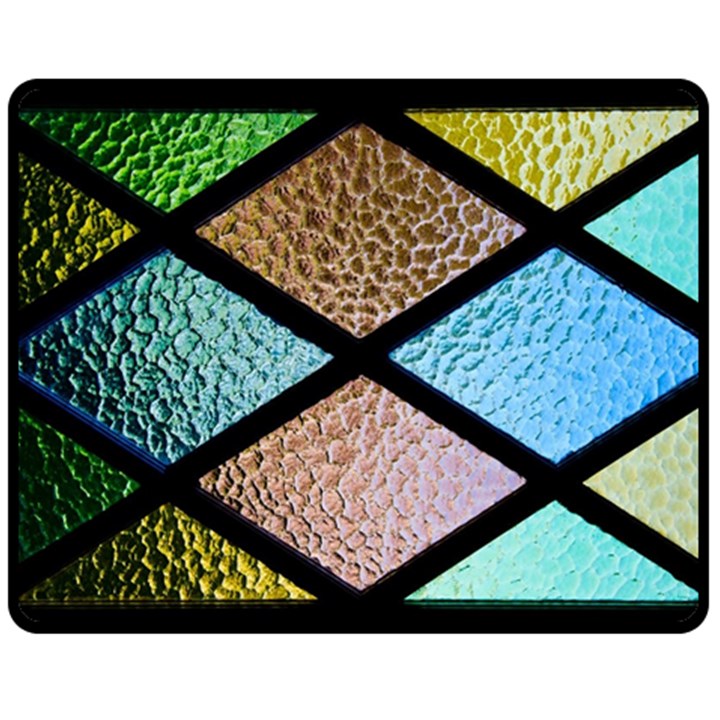 Stained Glass Soul Double Sided Fleece Blanket (Medium) 