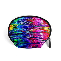 Paint Splatter - Rainbow Accessory Pouch (small) by WensdaiAmbrose