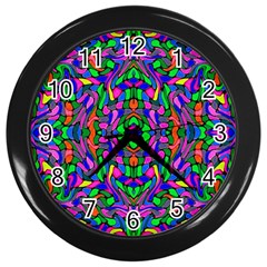 New Stuff 2-7 Wall Clock (black) by ArtworkByPatrick