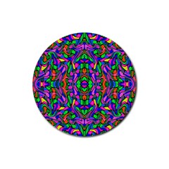 New Stuff 2-7 Rubber Round Coaster (4 Pack)  by ArtworkByPatrick