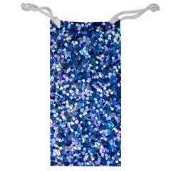 Blue Shimmer - Eco-glitter Jewelry Bag by WensdaiAmbrose