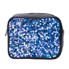 Blue Shimmer - Eco-glitter Mini Toiletries Bag (two Sides) by WensdaiAmbrose