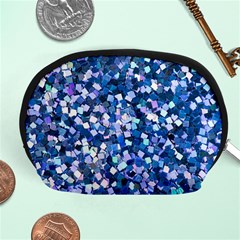 Blue Shimmer - Eco-glitter Accessory Pouch (medium) by WensdaiAmbrose