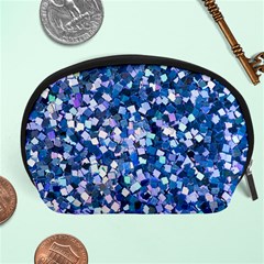 Blue Shimmer - Eco-glitter Accessory Pouch (large) by WensdaiAmbrose