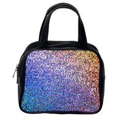 Pastel Rainbow Shimmer - Eco- Glitter Classic Handbag (one Side) by WensdaiAmbrose